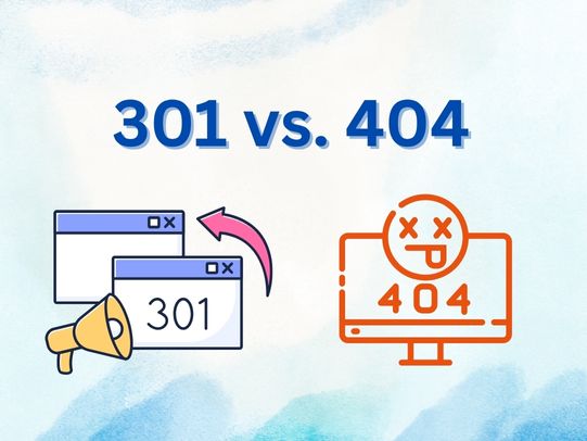 301 vs 404